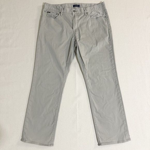 Polo Ralph Lauren Straight Fit Chino Pants Men's Size 36x30 Grey